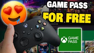 Free Xbox Game Pass  How to get Xbox Game Pass Ultimate for FREE in 2024 [upl. by Komara]