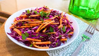 This Cabbage salad is possibly the healthiest salad I’ve ever made [upl. by Filide]