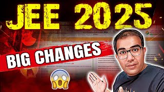 Breaking News🤯  JEE 2025  Pattern Changes  Vinay Shur Sir [upl. by Aecila]