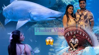 Life mai first time dekhi SHARK🦈😱 Phuket Vlog  Day 2  Aquaria Phuket  Simon Cabret Show [upl. by Enomes]