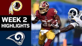 Redskins vs Rams  NFL Week 2 Game Highlights [upl. by Anairam]