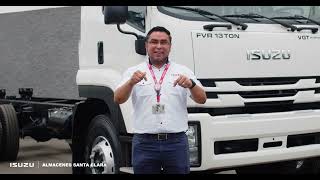 Camión Isuzu FVR 13 TON  Reseña  Detalles técnicos [upl. by Ocirema]