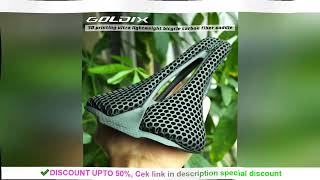 ✔️GOLDIX 3D Printing Bicycle Carbon Saddle Ultra Light Highway MTB Racing Saddle Bicycle Cushion Bi [upl. by Kristopher706]