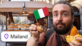 1 Tag NUR STREETFOOD ESSEN in MAILAND ITALIEN [upl. by Butch]