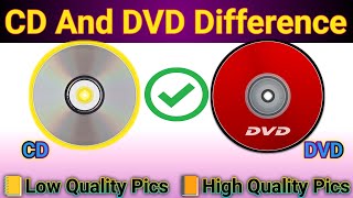 CD and DVD Difference Difference between CD and DVD [upl. by Anelhtac]