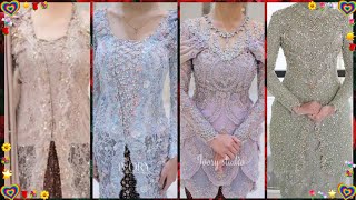 model kebaya brokat masa kini trend busana viral 20242025 baju brokat modern 20242025 trendy [upl. by Weeks]