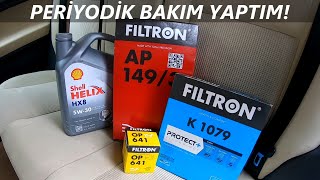 PERİYODİK BAKIM YAPTIM I Evde Filtre Değişimi Nasıl Yapılır I Mahle ve Filtron Filtre Kıyaslaması [upl. by Inwat696]