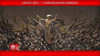 Sinodo 2024 –1° Congregazione generale 2 ottobre 2024 [upl. by Ahsinac]