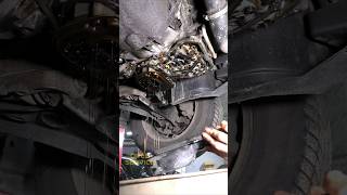 easy oil and filter replacement in an automatic gearbox shorts [upl. by Eliason]