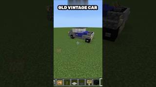 Minecraft Old Vintage Car 🚗🚗 Build Hack 😲😲 minecraft shorts [upl. by Tap]