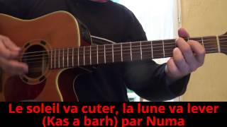 Le soleil va cuter la lune va lever Kas a barh DADGAD guitare [upl. by Sandler]