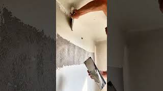 Painter Applying putty  Puttying for renovation putty 241011 [upl. by Leiad]