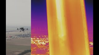 Drone Wind Turbine amp Blade Inspection with Thermal Imaging  DAAS Group [upl. by Stutzman]