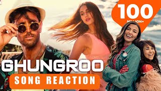 Ghungroo  Song Reaction  War  Hrithik Roshan  Vaani Kapoor  Tiger Shroff [upl. by Inajna]