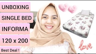 Best Deal Unboxing Kasur Informa 120 x 200 Cusco Mattress  Shiami Fitrisa [upl. by Tnecnev]