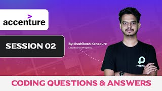 Accenture Assessment Test 2023  Coding Questions and Answers Session 2 [upl. by Vasilek]