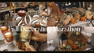 NEW🍁 2023 MASSIVE DECORATE WITH ME FOR FALL MARATHON🍁FALL DECORATE WITH MEFARMHOUSE FALL DECORATE [upl. by Dorfman]