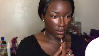 Fall Makeup Tutorial for Dark Skin  Highlighting amp Contouring [upl. by Sonia293]