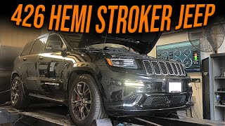 SRT8 Jeep Gets a 426 Stroker [upl. by Antonina]