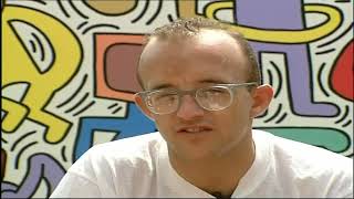 Keith Haring TuttoMondo Pisa 1989 interview by Clare Ann Matz [upl. by Thielen]