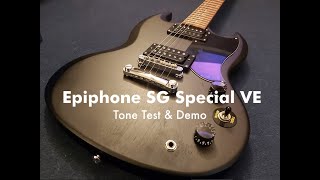 Epiphone SG Special VE Demo [upl. by Felecia235]