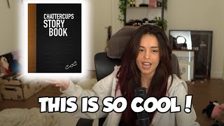 Valkyrae LOVES the Chattercups Storybook made by her community [upl. by Efi]