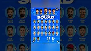 Mi team squad ipl auction 2025 select tranding viwes subscribe ipl t20 cricket [upl. by Norit]