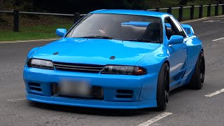 Modified Cars Leaving a Car Show Tuner Fest North 2024  Oulton Park [upl. by Notterb]