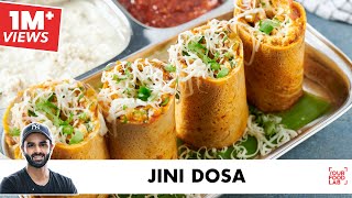 Jini Dosa  Dosa Batter  Street Style Dosa  अब घरपे बनाइये स्वादिष्ट जीनी डोसा  Chef Sanjyot Keer [upl. by Gorlicki]