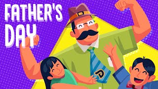 Happy Fathers Day Story for kids  Fathers Day Celebration  Kids Academy [upl. by Dyrraj]