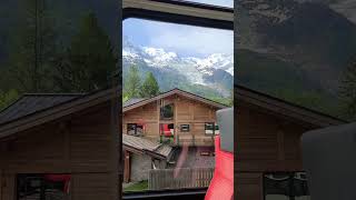 Train from Chamonix Sud to Argentière [upl. by Trebleda]