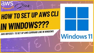 AWS CLI  How to Install Aws CLI in windows [upl. by Ritchie]