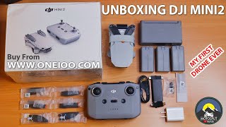 DJI Mini 2 Unboxing  DJI Mini 2 Fly More Combo Drone India  DJI Mini 2 4K Drone [upl. by Noby]