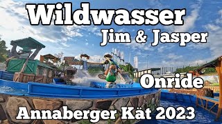 Jim amp Jasper’s Wildwasser  Blume  Onride  Annaberger Kät 2023 [upl. by Norga]