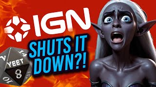 IGN Shuts It All Down More Gaming Journos Laid Off [upl. by Ahsina]