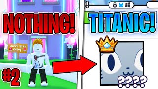 TRADING FROM NOTHING TO TITANIC PET IN PET SIMULATOR 99 Episode 2 [upl. by Yer]