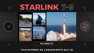 Lanzamiento de la misión Starlink Grupo 79 por SpaceX PRIMER LANZAMIENTO DE SPACEX EN 2024 [upl. by Foy]