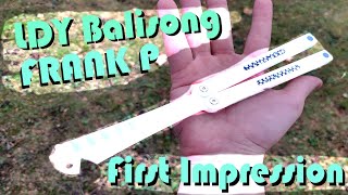 FRANK P LDY Trainer Balisong  Unboxing amp First Impression [upl. by Jenette]