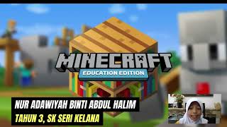 MINECRAFT ADAWIYAH  RUMAH TRADISIONAL NEGERI SEMBILAN PINTAR [upl. by Templa]