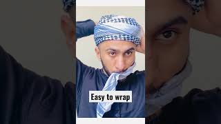 How to tie turban shortbeta majid safa explore [upl. by Nareik]