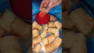 snacks springrollsrecipe craving foodminivlog shortvideo [upl. by Morel425]