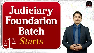 Introducing Judiciary Foundation Batch  Drishti Judiciary  Drishti IAS [upl. by Enyalahs]