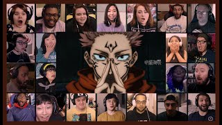 Sukuna Domain Expansion – Jujutsu Kaisen Episode 2 Scene Reaction Mashup   呪術廻戦  Sorcery Fight [upl. by Karolyn]