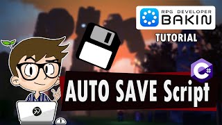 Bakin Tutorial Autosave function with a Csharp script rpgdeveloperbakin indiedev [upl. by Adrahc]