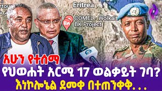 አሁን የተሰማ  የህወሐት አርሚ 17 ወልቃይት ገባ እነኮሎኔል ደመቀ በተጠንቀቅ    Welkait  TPLF  Col Demeke Zewdu [upl. by Venetis695]