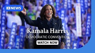 IN FULL Kamala Harris accepts the Democratic nomination for president at the DNC  ABC News [upl. by Rednas812]