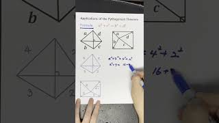 Math Exam Hack MEMORIZE this 🤩🔈 pythagoreantheorem shortcut [upl. by Donica67]