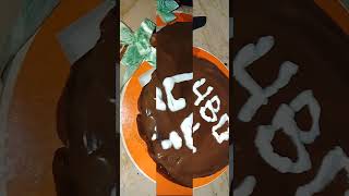 Homemade Birthday Cake by Flame on Hai happycooking chocolatecake birthdaycake [upl. by Stefanie]