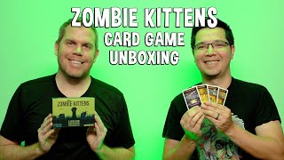 Unboxing Zombie Kittens  Exploding Kittens with Zombies Card Game [upl. by Yukio]