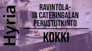 Ravintola ja cateringalan perustutkinto  Kokki [upl. by Pournaras]